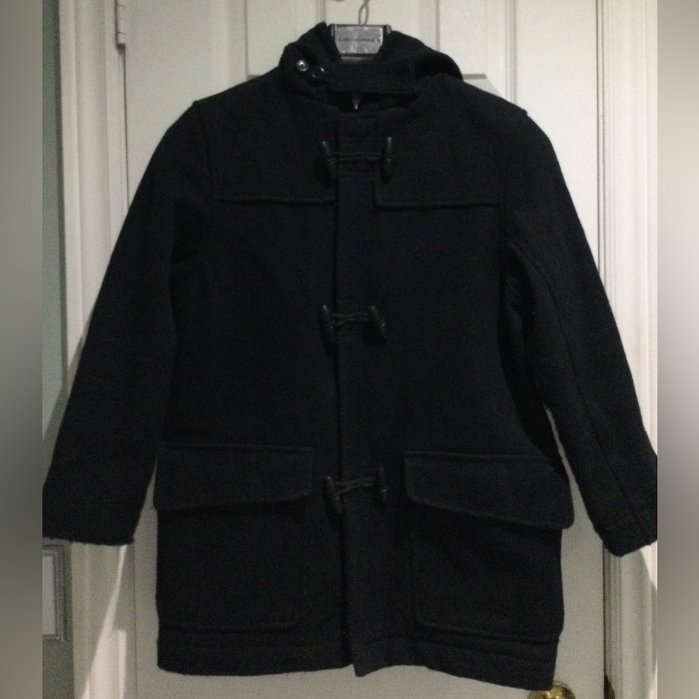 GAP Kids Vintage Black Winter Toggle Coat